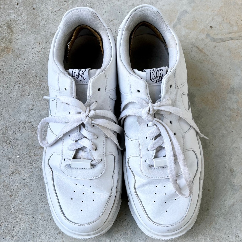👟 Nike Air Force 1 Pixel “Triple White” – Women’s 10 1/2